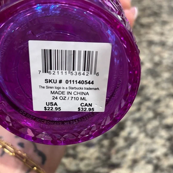 Starbucks Iridescent Purple Tumbler - Picture 4 of 6